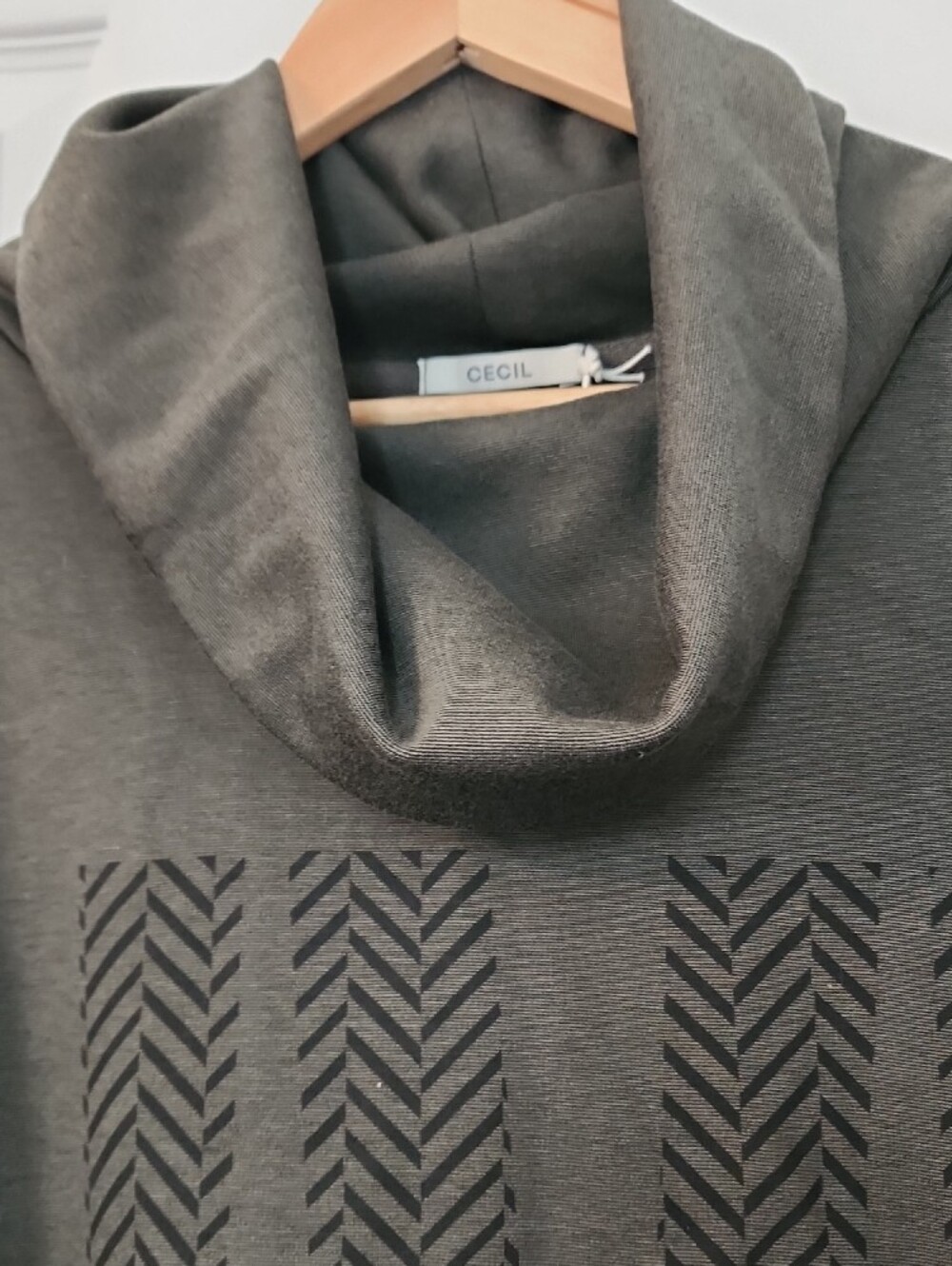 New  Cowl Neck Sweater-purchased  in Germany